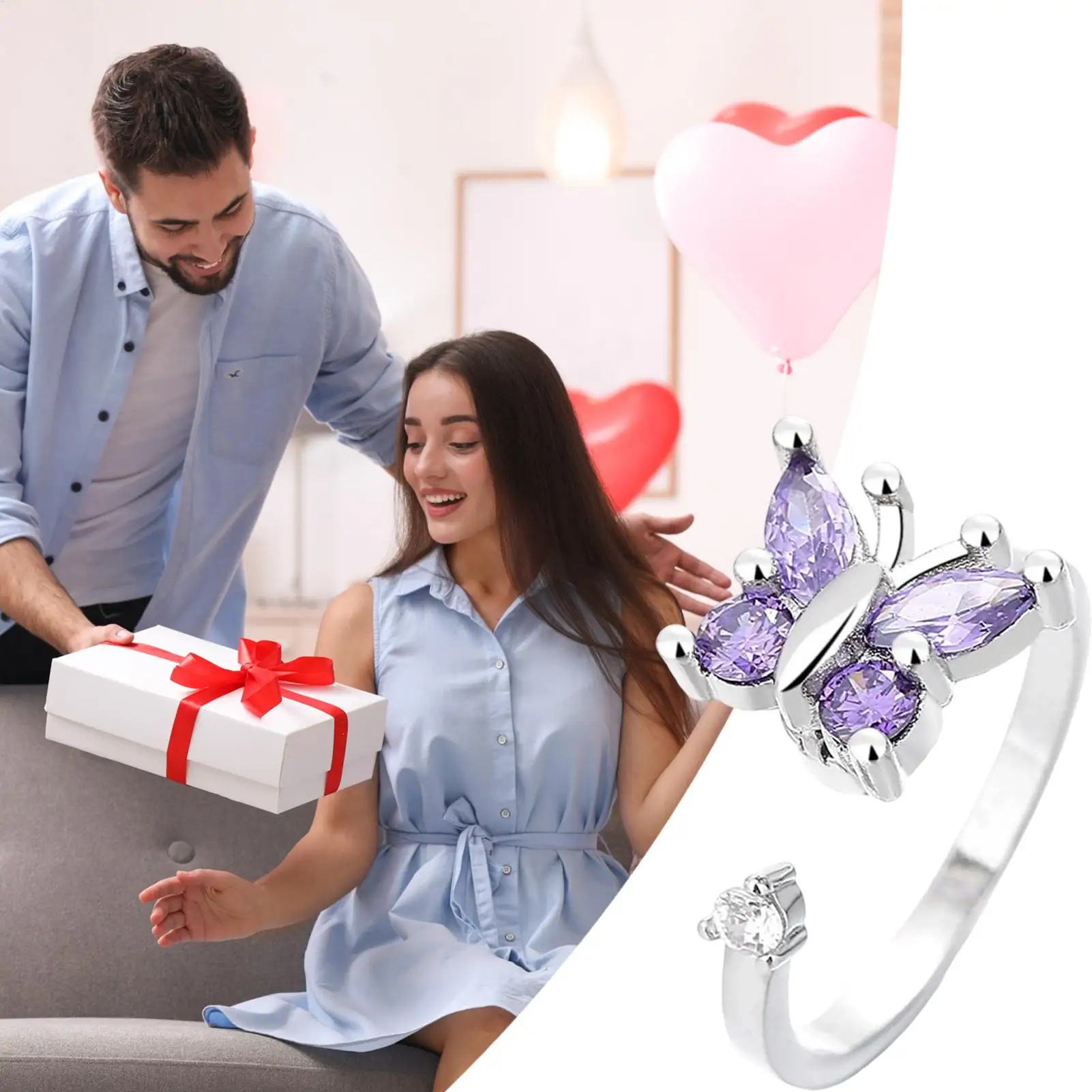 Anneau Spinner réglable, jouets Fidget, anneau de doigt apaisant, jouets anti-Stress pour hommes et femmes, exercice de bureau en classe, avion