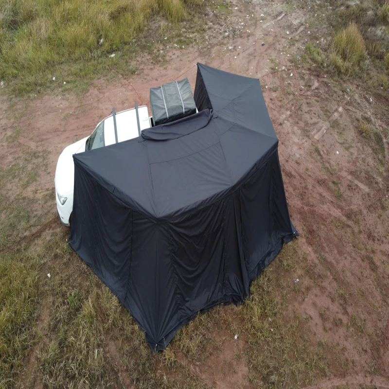 

Hot Selling Overland 270 Plus Factory 360 Hard Car Side Awning Waterproof OEM UV50+ Four-Sea High Quality