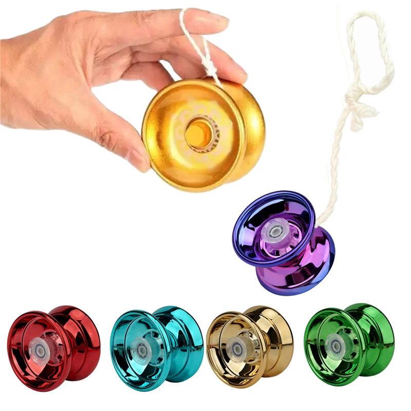 Yoyo de Aluminio Profesional para Niños Principiantes, Yoyo de Competición, Yoyo para Adultos y Niños con Accesorios