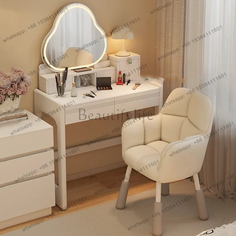 LD Luxury Tall Vanity Table Bedroom Makeup Storage Mobile Living Room Modern Girl Dressing Table Beauty Vestidores