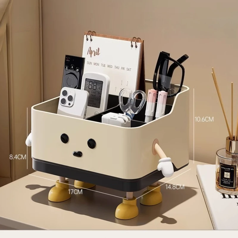 ​​Modular DIY Organizer Box Set for Desk Nightstand Cute Aesthetic Storage Bins with Adjustable Dividers Home Organization​​