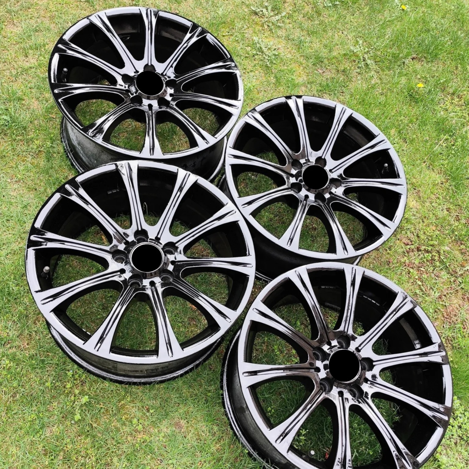 نمط 166 عجلات مزورة 5X120 18 19 20 بوصة جنوط سبائك الكروم المخصصة لسيارات BMW F30 F35 F32 F36 M5 M6 E60 325i 545i 550i