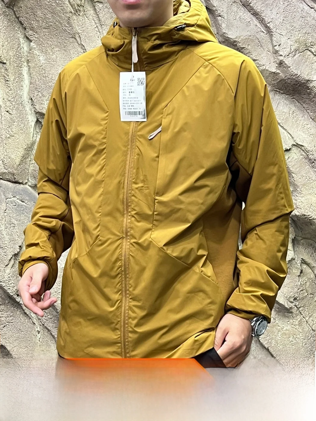 Water-Resistant Tech Cotton Jacket Breathable Mesh Back Lightweight Autumn Winter Unisex Cotton Coat Warmth Polyester Fiber