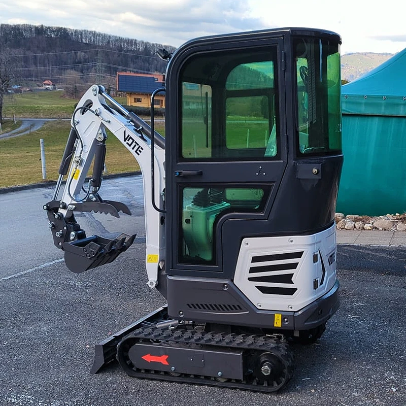 NUOVO Motore Mini Escavatore 2Ton 1.8Ton Piccolo Scavatore Epa Euro5 Servizio After-vendita gratuito Escavatore cingolato con accessori