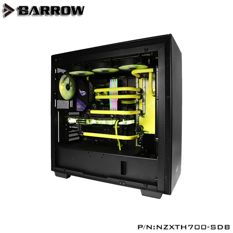 

Barrow NZXTH700-SDB,Waterway Boards For NZXT H700 Case,For Intel CPU Water Block & Single/Double GPU Building