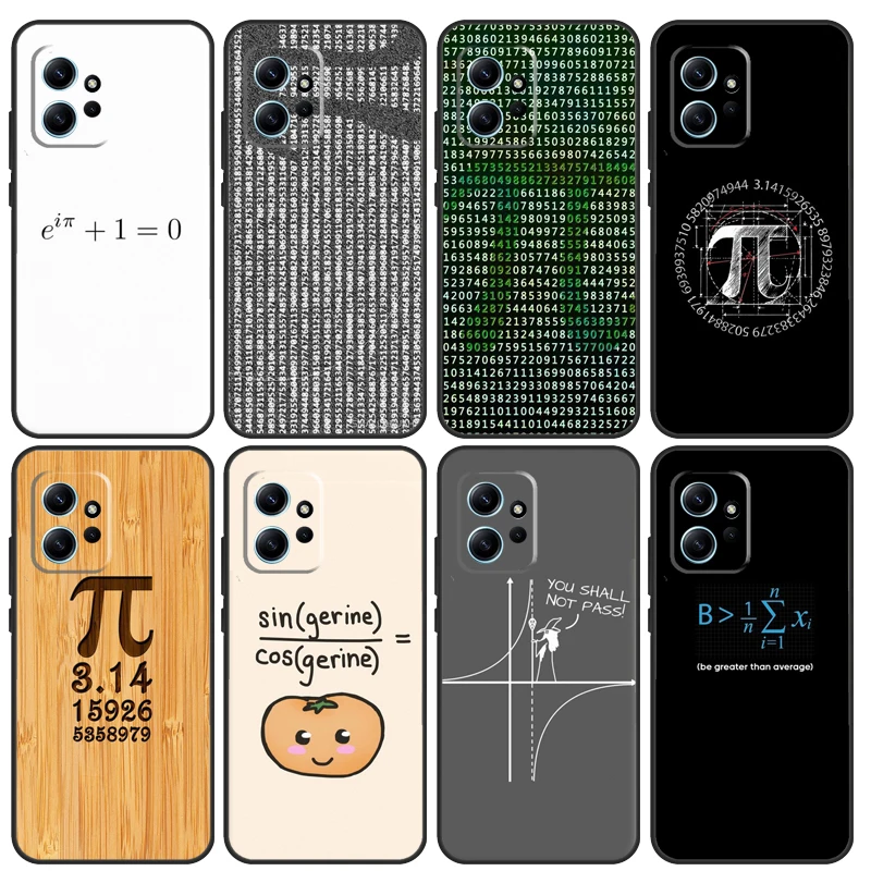 Funny Math Formulas Equations Case For Xiaomi Redmi Note 12 9 10 11 Pro 12S 9S 10S 11S Cover For Redmi 12 13C 12C 9C 10C