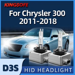 2Pcs Car Light D3S Xenon HID Headlights 35W 6000K High Low Beam Bulb Fit For Chrysler 300 2011 2012 2013 2014 2015 2016 20172018