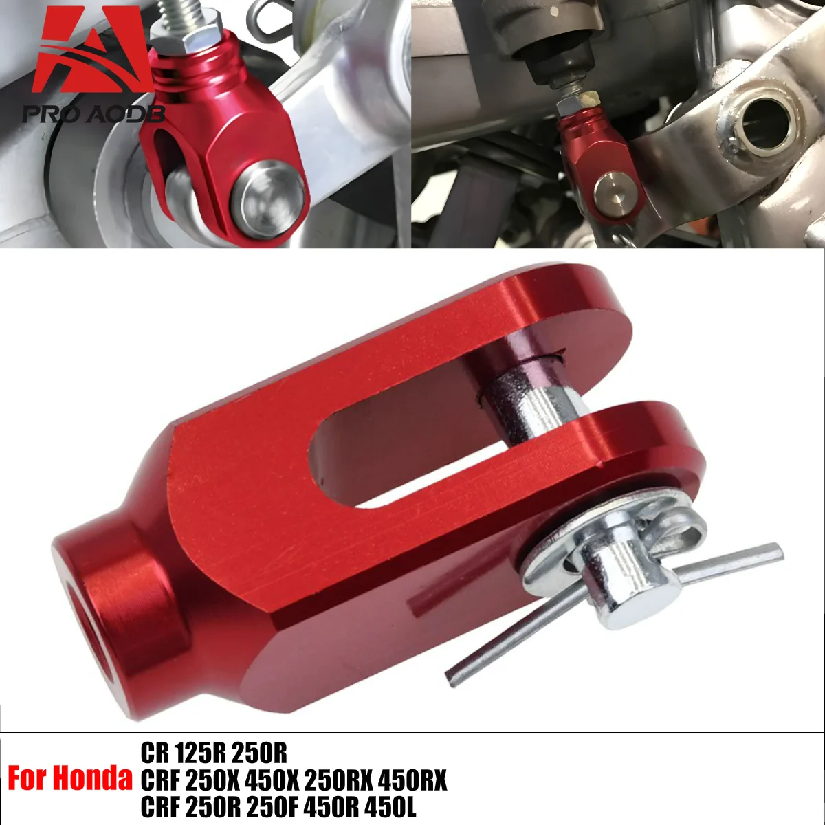 

For HONDA CR CRF 125R 250R 250X 250RX 250F 450R 450X 450RX 450L 450RL 2004-2022 etc Motorcycle Aluminum parts Rear Brake Clevis