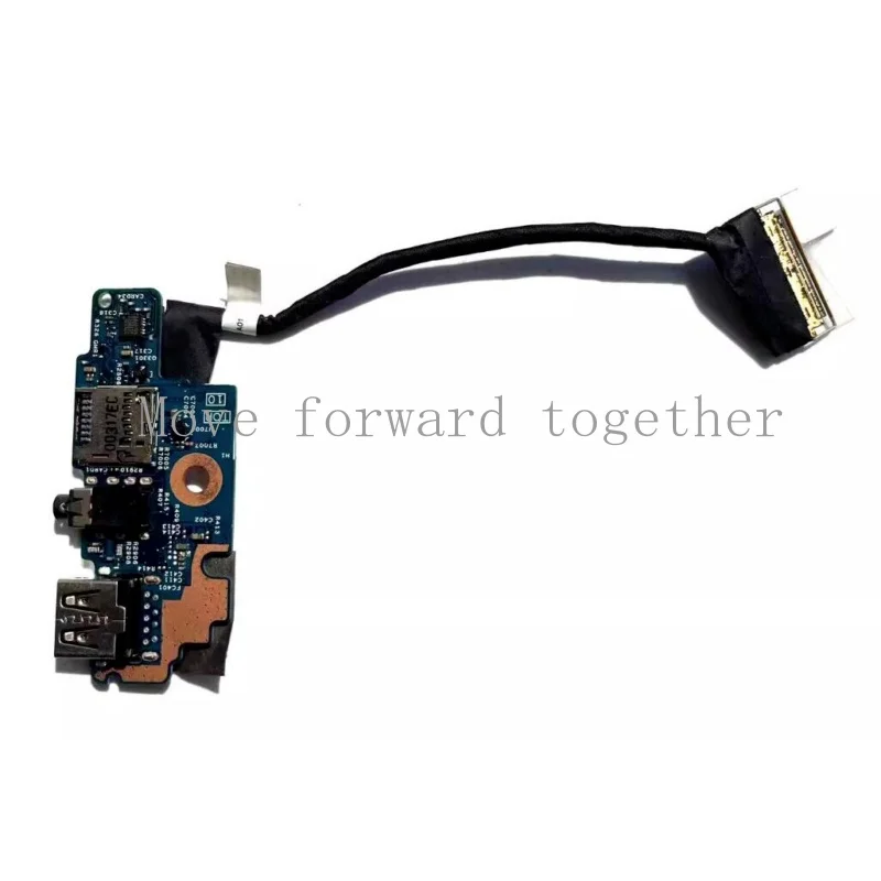 90% New For Dell 13 7300 7306 USB Audio IO Board W/ Cable 0CJ8X7 CJ8X7