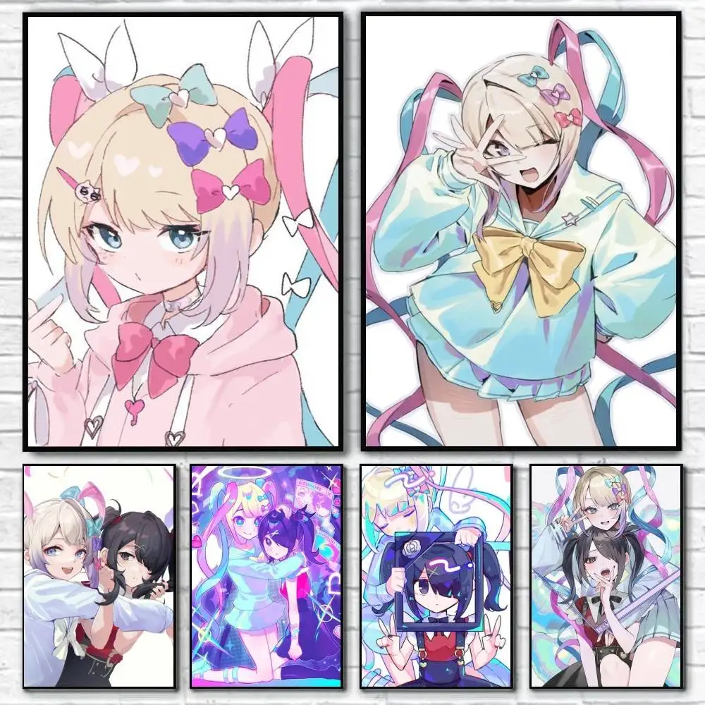 Needy Streamer Overload Game  Anime Character Poster HD Print Wall Art Home Decor
