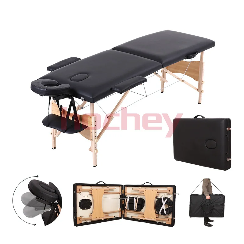 Portable Massage Table Professional Folding Aesthetic Spa Tattoo Stretchers Couch Beauty Salon Foldable Massage Bed