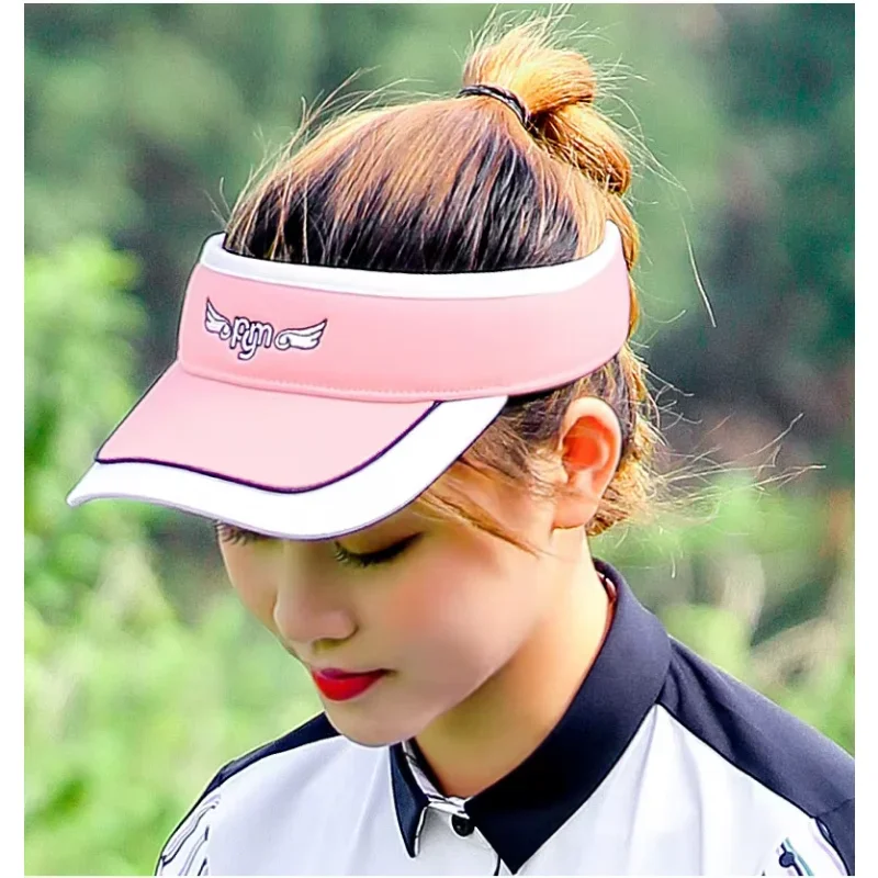 PGM manufacturer directly supplies golf caps for women without tops, sports hats for summer ventilation and sun protection