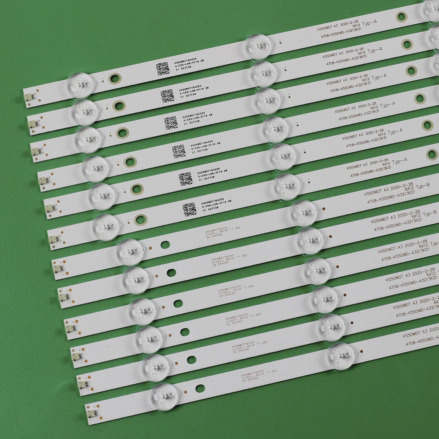 Striscia LED 6 7 lampada Per K550WD9 55PFF5250/T3 55PUF6050/T3 55UH6501/T3 55PFF5201/T3 55PUF6031/T3 55PUF6051/T3