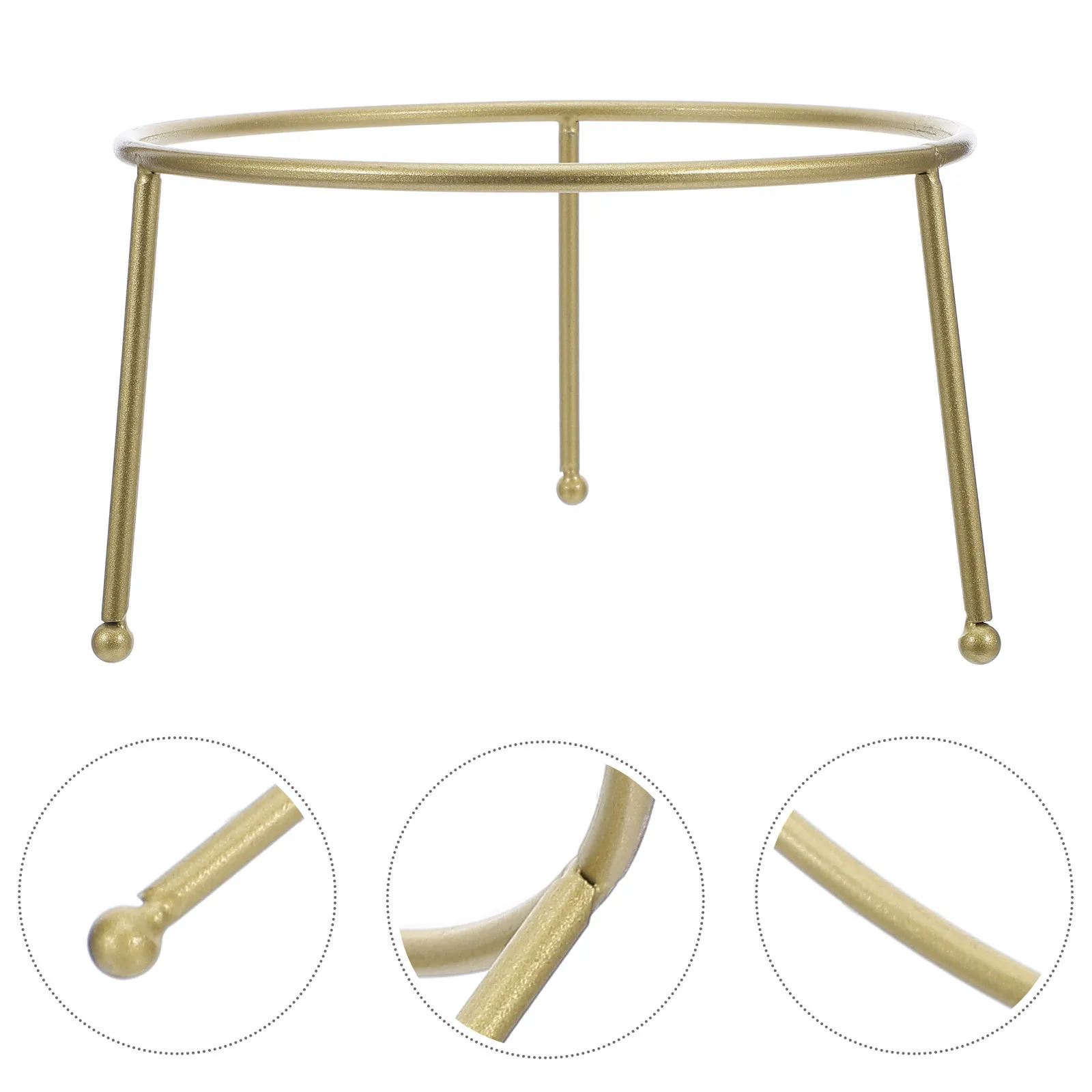 

Metal Gazing Ball Stand Outdoor Elegant Garden Sphere Display Crystal Ball Pedestal Birdbath Bowl Holder Yard Decor