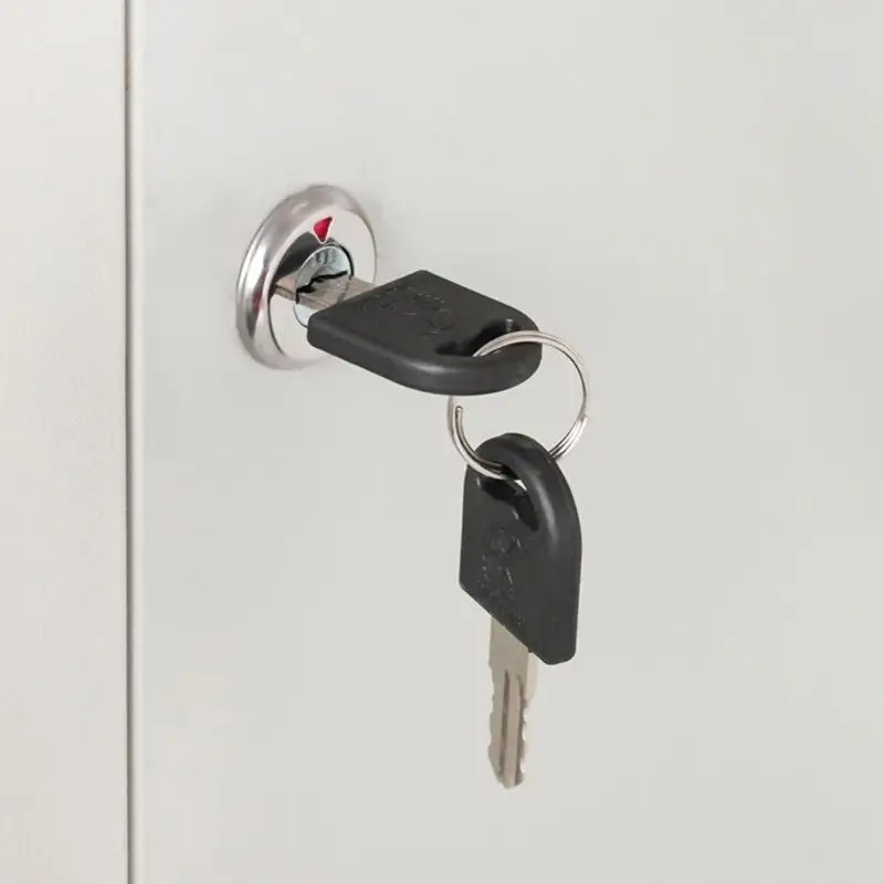 

652F 2set Furniture Cupboard Replacement Lock Security Cabinet Lock with Drawer Cams Lock for Office Desk Letter Box