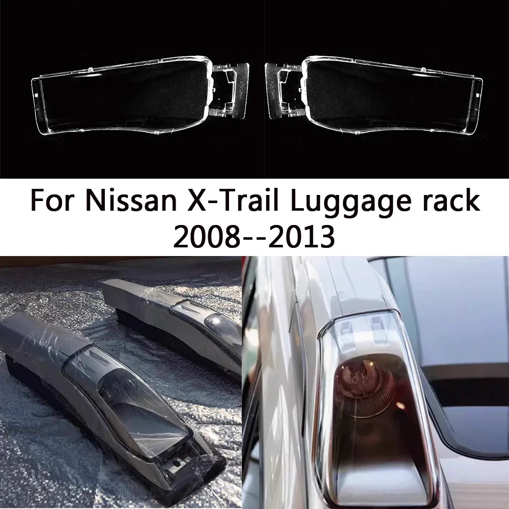 

HTTCY For Nissan X-Trail Luggage rack 2008--2013 front Car Headlight Cover Lens Shell Lampcover Lampshade Headlamp Light mask