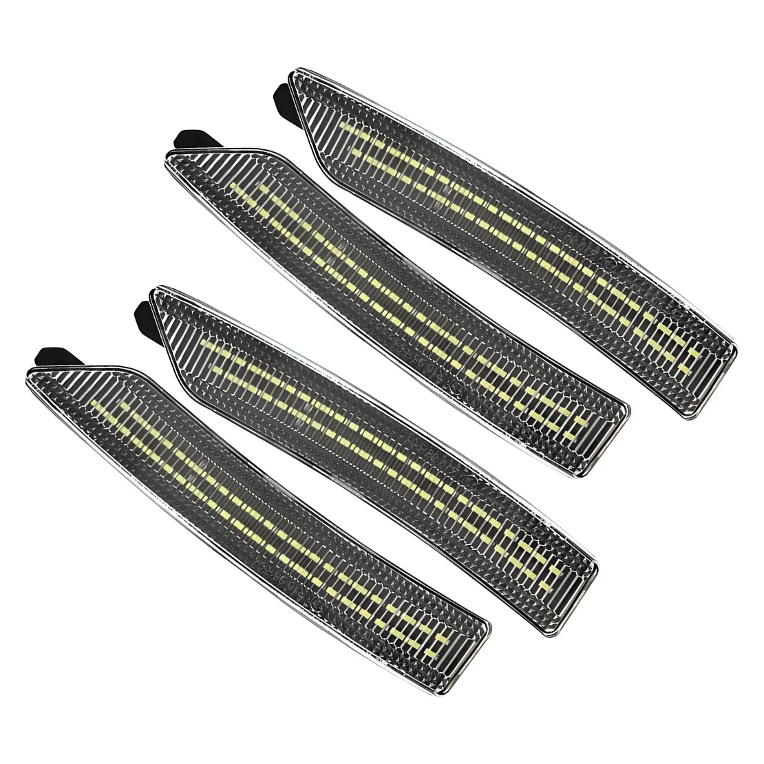 

Комплект (1 пара) передних и задних боковых габаритных фонарей-поворотников для Ford Mustang 2024-2025