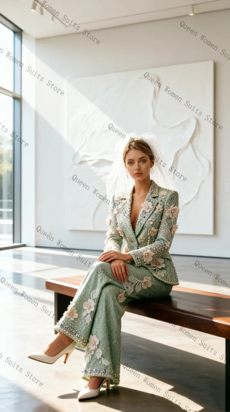 طقم بدلة نسائية فاخرة باللون ا - مراجعة Womens Blazer وسعره