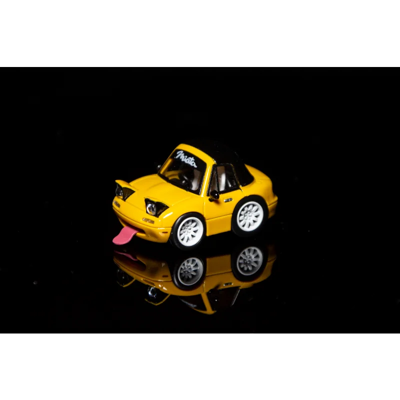 MJ 1/64 Bilancia Mazda Mx5 Q Versione Miata Na Resina Modello di Auto Da Collezione Giocattolo Regalo Souvenir Display Ornamento