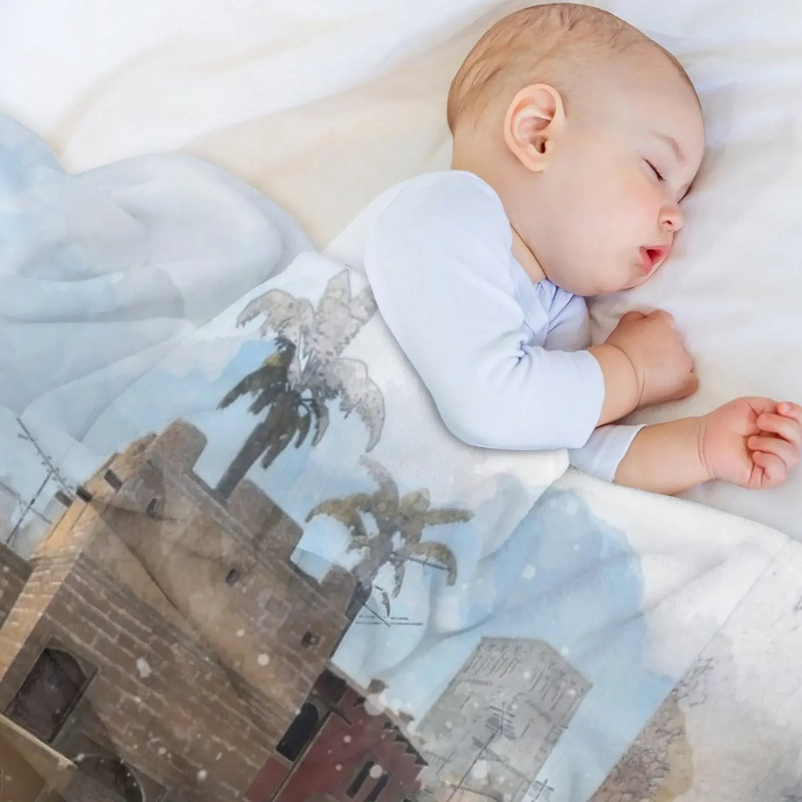 Mirage CSGO Poster in Watercolour Poster Throw Blanket wednesday Personalized Gift For Baby Polar Blankets