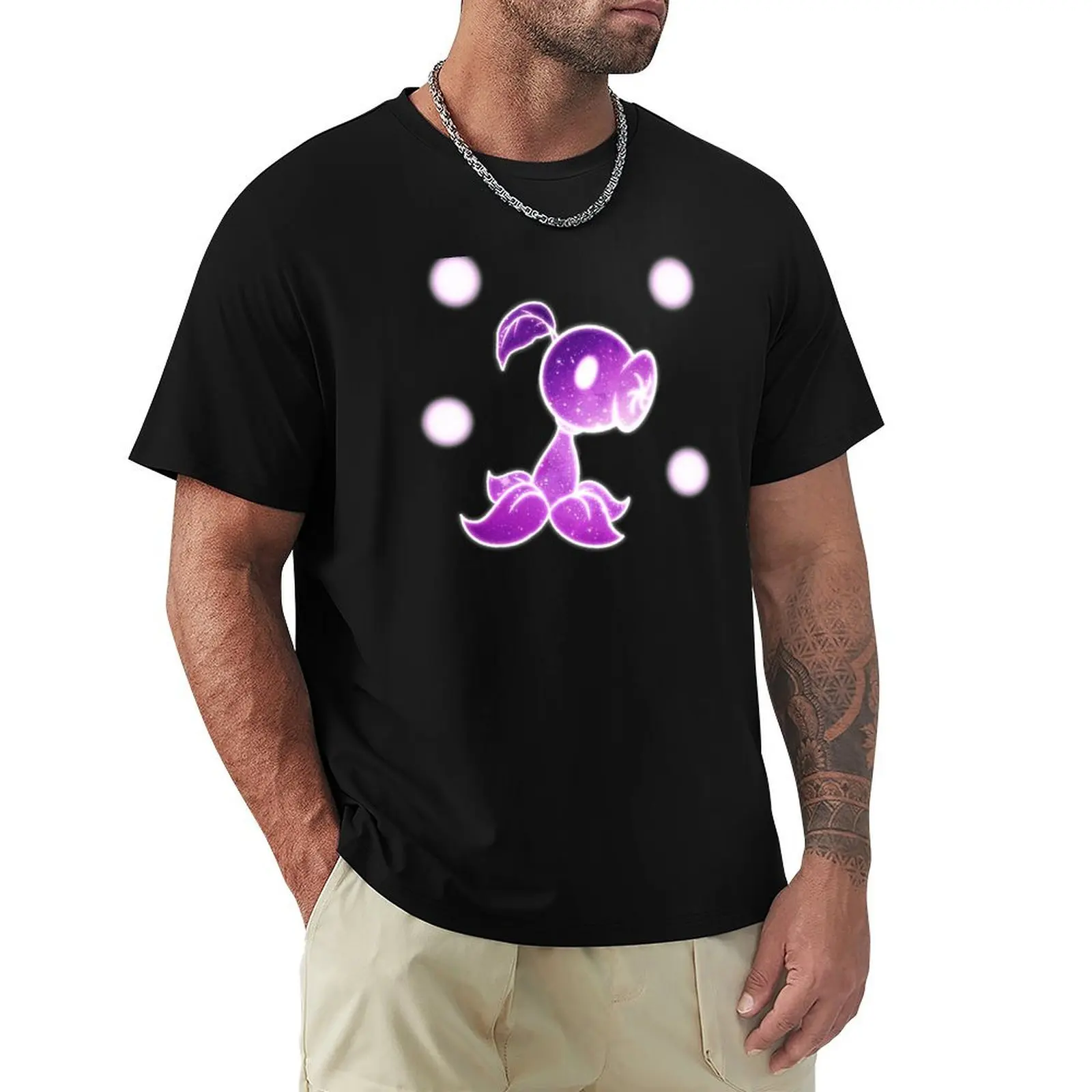 

Galaxy Peashooter T-Shirt Short sleeve tee rapper graphic tees clothes vintage t shirt men
