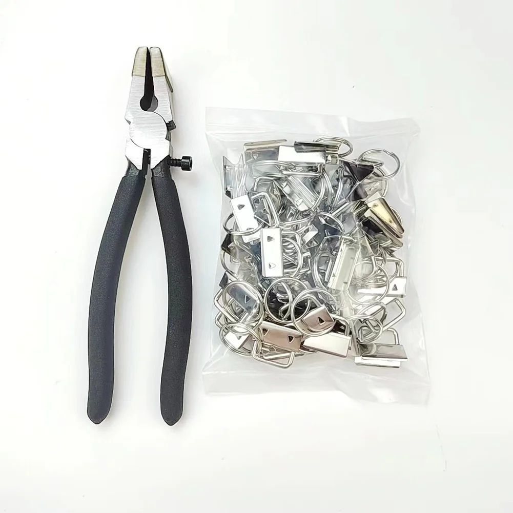 paquete-de-40-ganchos-plateados-de-hierro-para-llaves-de-25-mm-con-alicates-de-montaje-negros-para-ropa-exterior-vaqueros-mochilas-bolsos-zapatos-y-accesorios