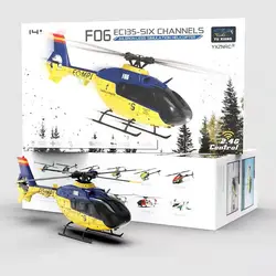 Kadłub w skali YU XIANG EC135 F06 6CH helikopter RC podwójna bezszczotkowa lokalizacja przepływu optycznego RTF