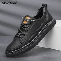 2023 New genuine leather mens shoes business shoes casual shoes comfortable walking sneakers shoes male Oxford shoe luxury