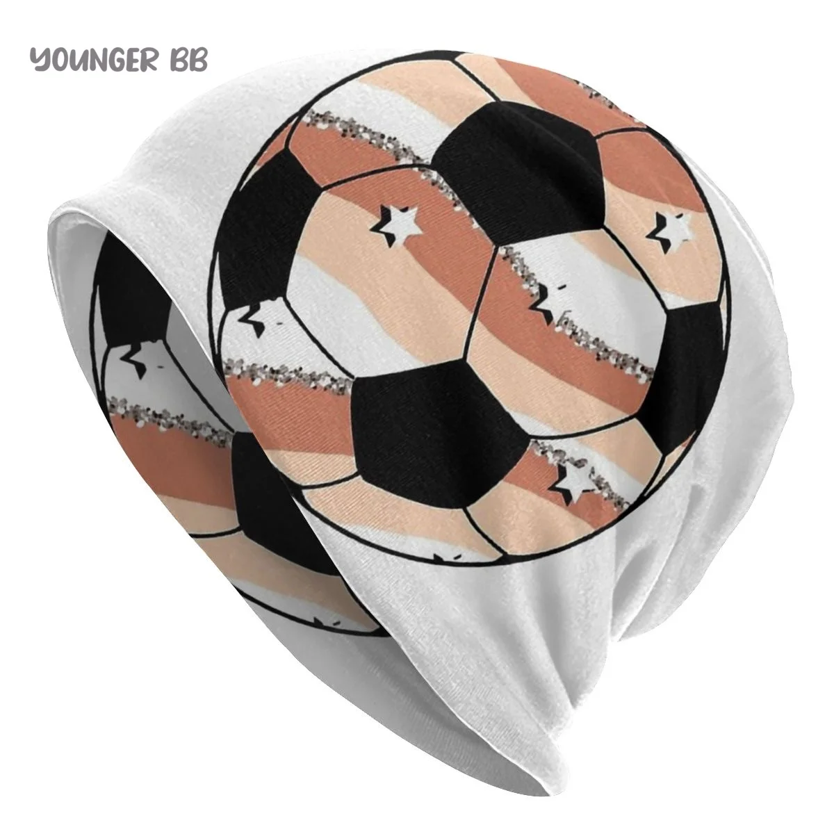 Football Sports Men Women's Beanie Hats Soccer Ball Knitted Hat Hip Hop Earmuff Bonnet Street Skullies Beanies