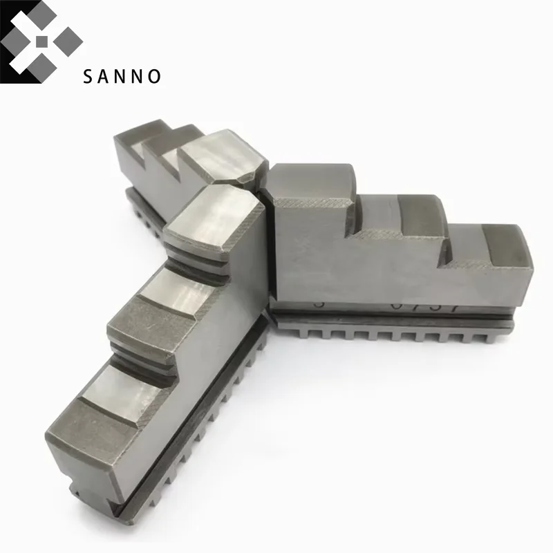 80 - 160 3 فكي ظرف ذاتي التمركز أدوات آلة CNC مخرطة يدوية تشاك إيجابية ومضادة للمخلب، مخلب ناعم متحرك للمخرطة