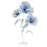 New Large Artificial Flowers Color Silk Poppy Fake Flower Wedding Party Decoration Stage Layout Window Display Simulation Flower