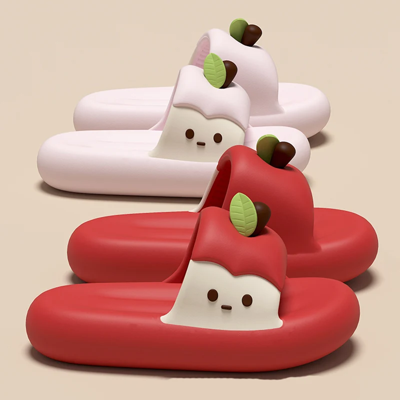 Lindas Pantuflas de Plataforma con Suela Gruesa para Mujer, Verano 2026, Nuevas Sandalias de Playa Antideslizantes con Suela Suave Tipo Nube