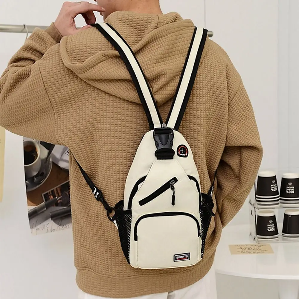 กันน้ําOxfordกระเป๋าสะพายปรับสายคล้องCrossbodyกระเป๋าMulti-Functionalขนาดใหญ่ความจุกระเป๋าเป้สะพายหลังผู้หญิงผู้ชาย