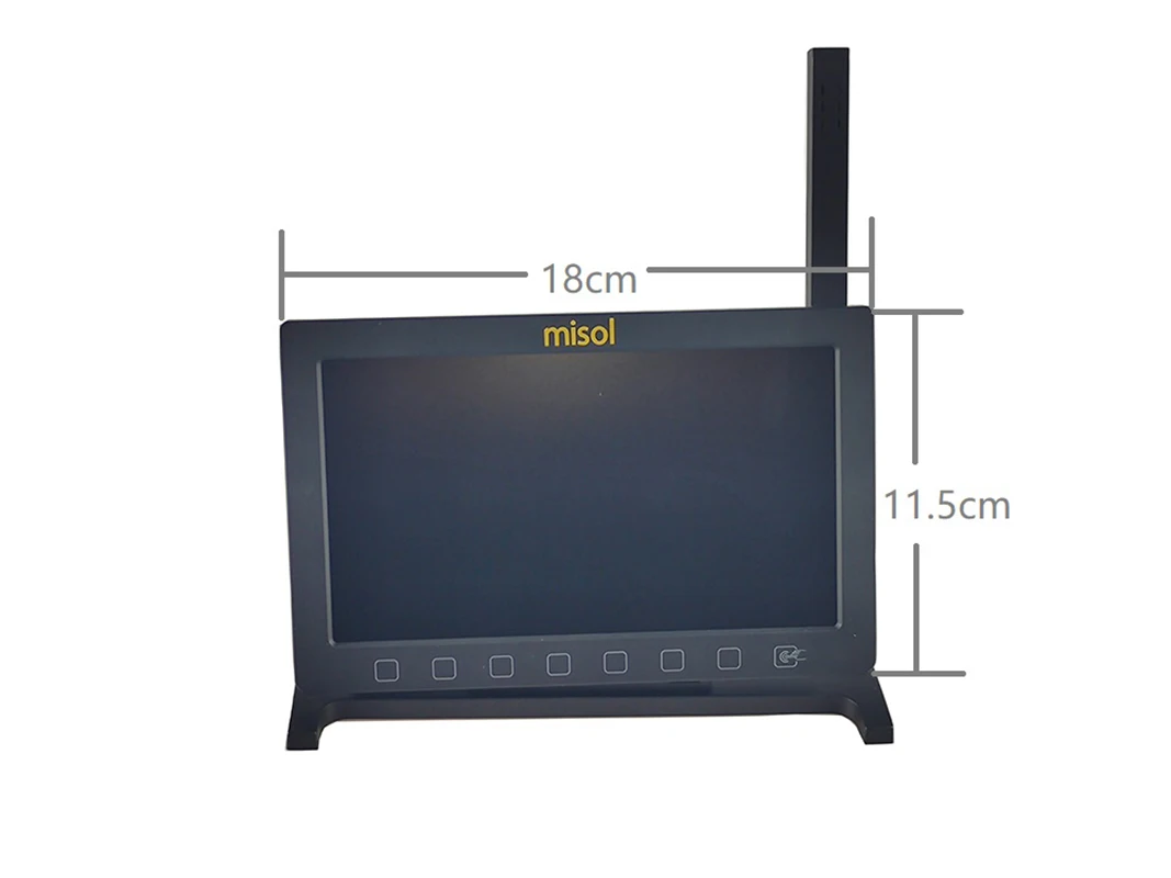 Bezprzewodowa stacja pogodowa Misol HP2561, z częstotliwością 433 MHz, kolorowym ekranem TFT i czujnikiem 7 w 1 oraz połączeniem Wi-Fi