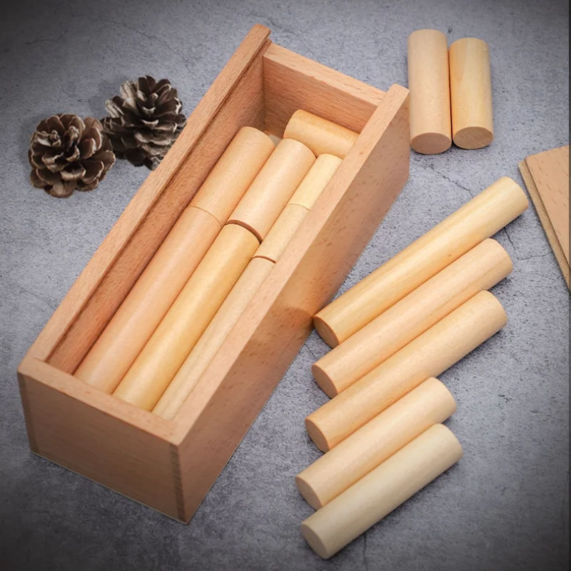 IQ Challenge 21 Pcs Inspiration Sticks Wooden Brain Teaser Box Puzzle Game Chinese Classical Toys for Adults Children Kids 3Y+