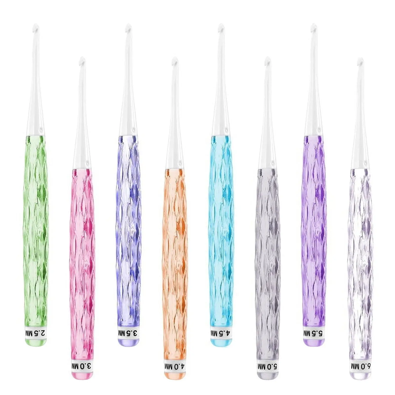 Fantasiespel Haaknaalden Haaknaaldenset Haaknaaldgrepen Ergonomische haaknaalden voor breien 128 g