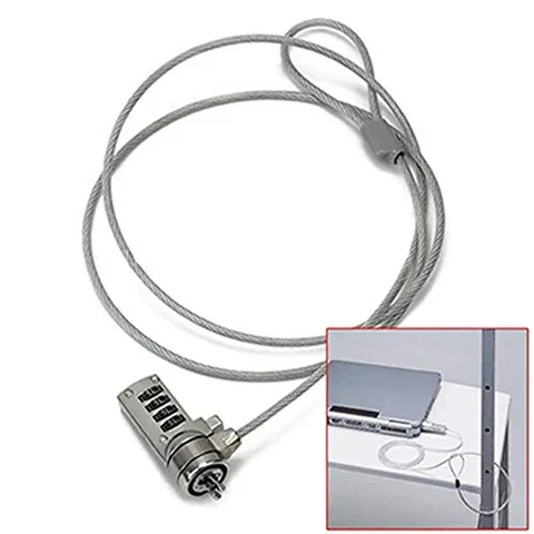 

Security Notebook Lock Password Digit Security Computer Lock Anti-theft Chain For Laptop PC Notebook