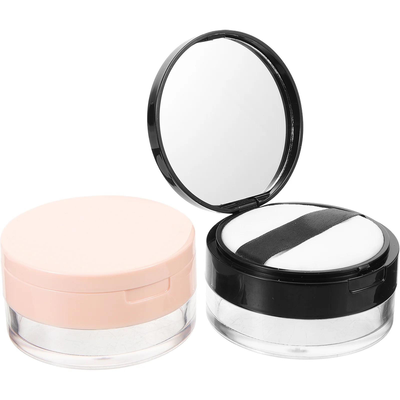 2 stücke Lose Box 20G Kleine Nachfüllbare Behälter Für Reise Leere Pulver Box Make-Up Körper Pulver Lagerung Leere Puff fall