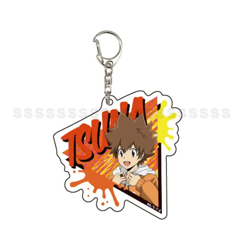 Anime Tsuna Mukuro Ryohei Gokudera Hibari Yamamoto Squalo acrylique porte-clés poupée porte-clés pendentif pour cadeau