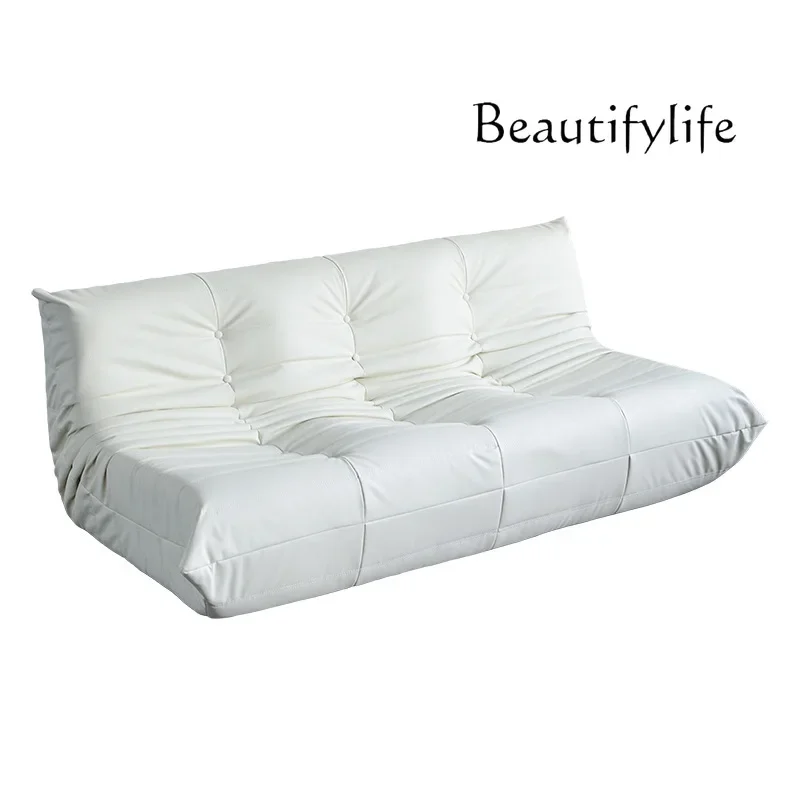 

Nordic cream fabric sofa balcony tatami leisure sofa