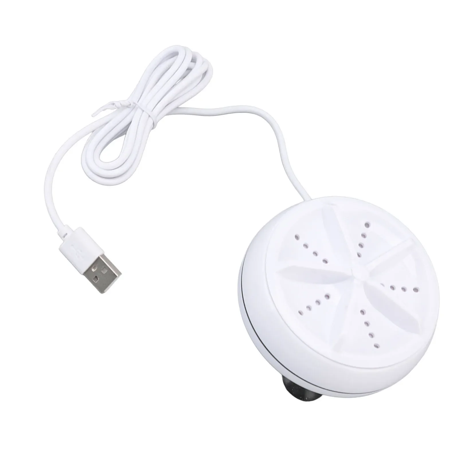 Mini ABS Silicone Washing Machine, Portable Ultrasonic Washing Machine - Multifunctional USB Powered Travel Cleaner