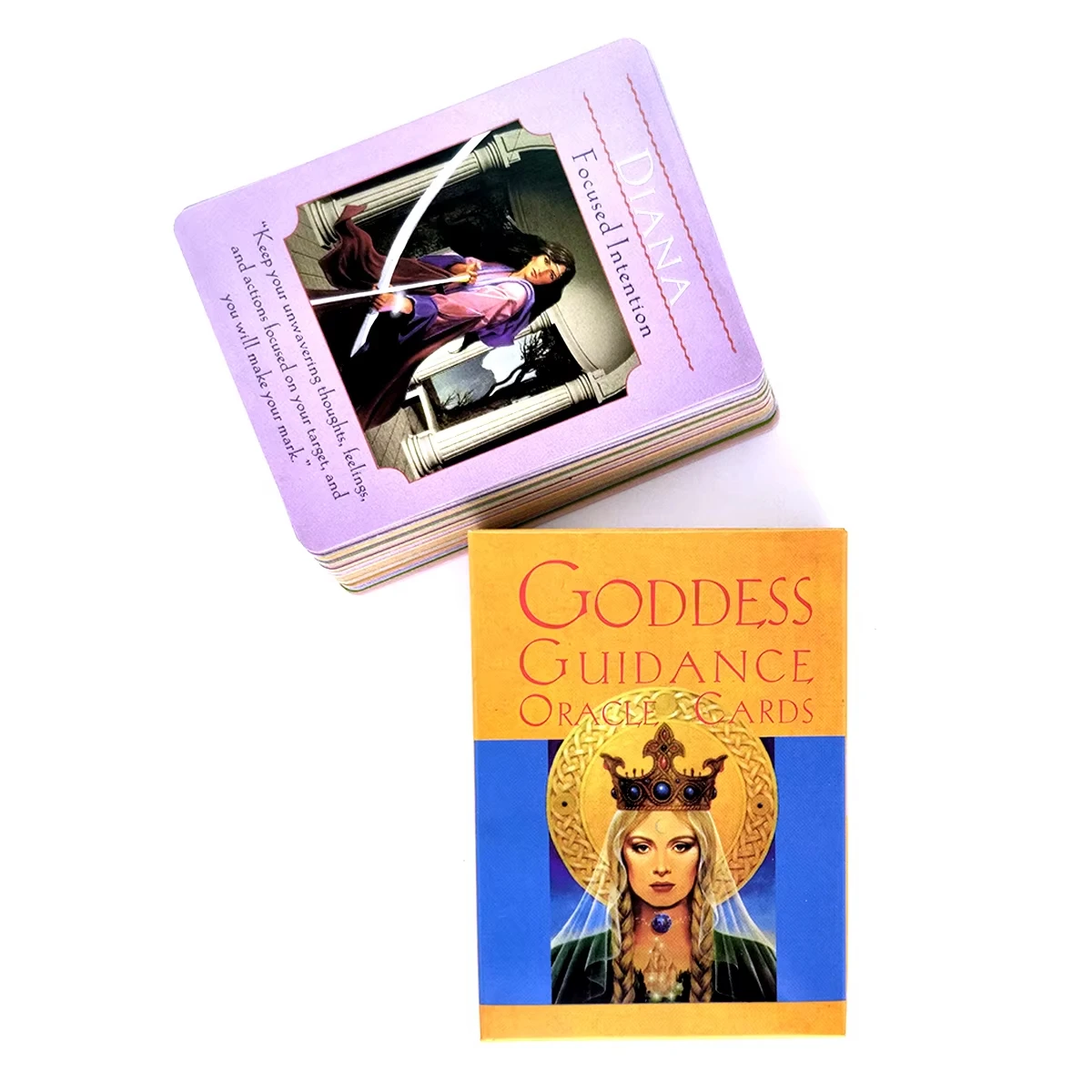 

2025 Новые карты Goddess Guidance Oracle, английская версия, 44 карты, колода Таро, настольная игра