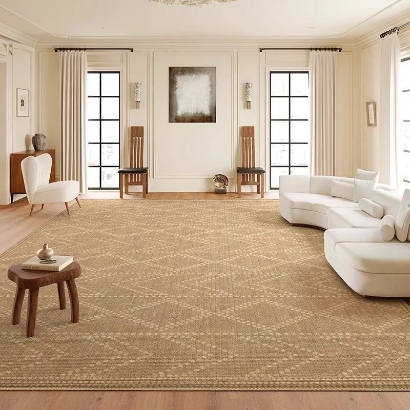 

New Simple Cream Style Carpet Living Room Large Soft Area Floor Mat Non-slip Bedroom Rug Home Study Large Floor Carpet Bedside