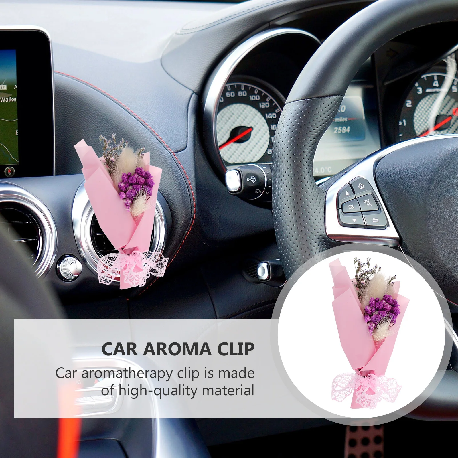

2pcs Rustproof Air Freshener Aromatherapy Clip Vent Diffuser For Vents Aroma Clip Office Bathroom Gift