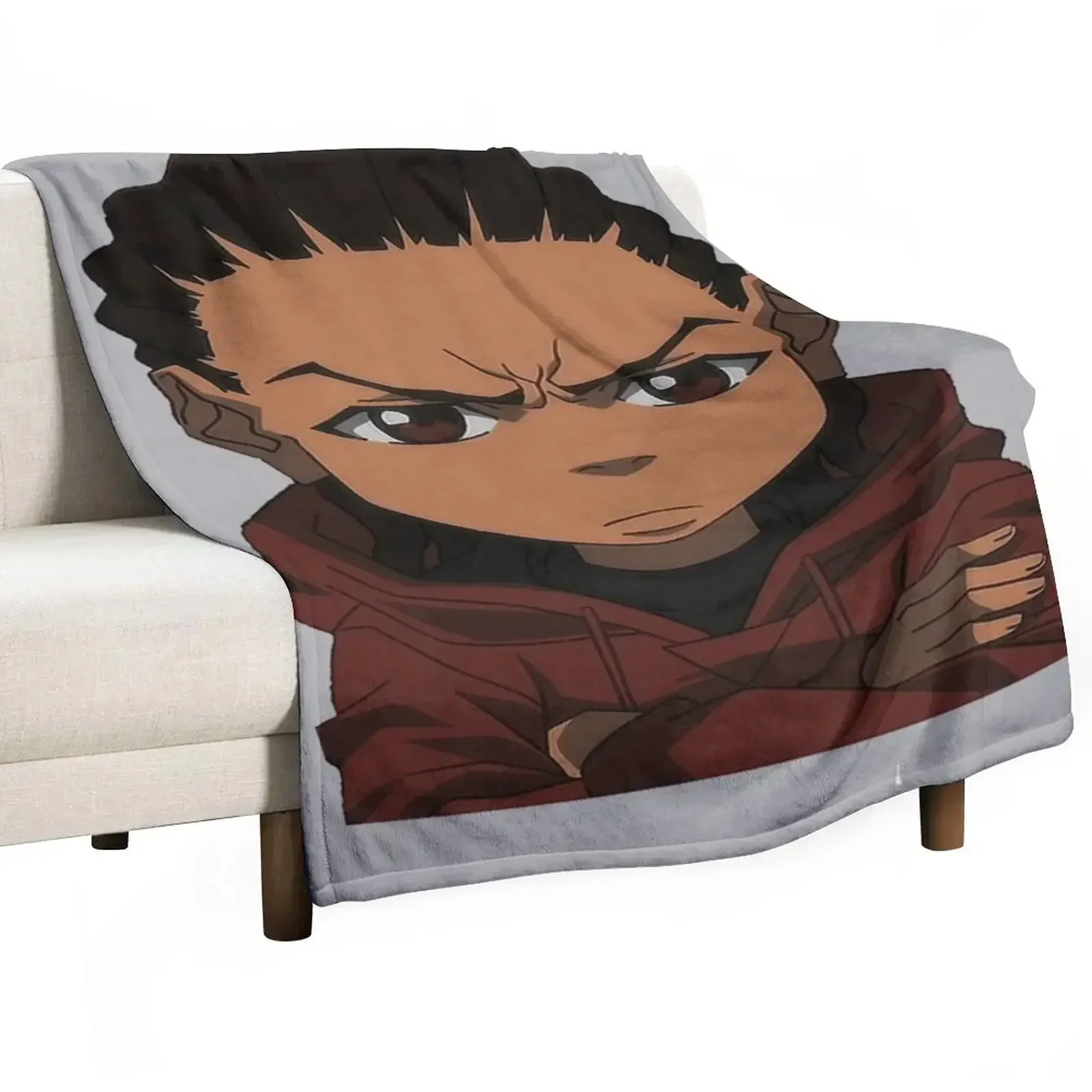 The Boondocks Huey Throw Blanket Loose Thins Blankets