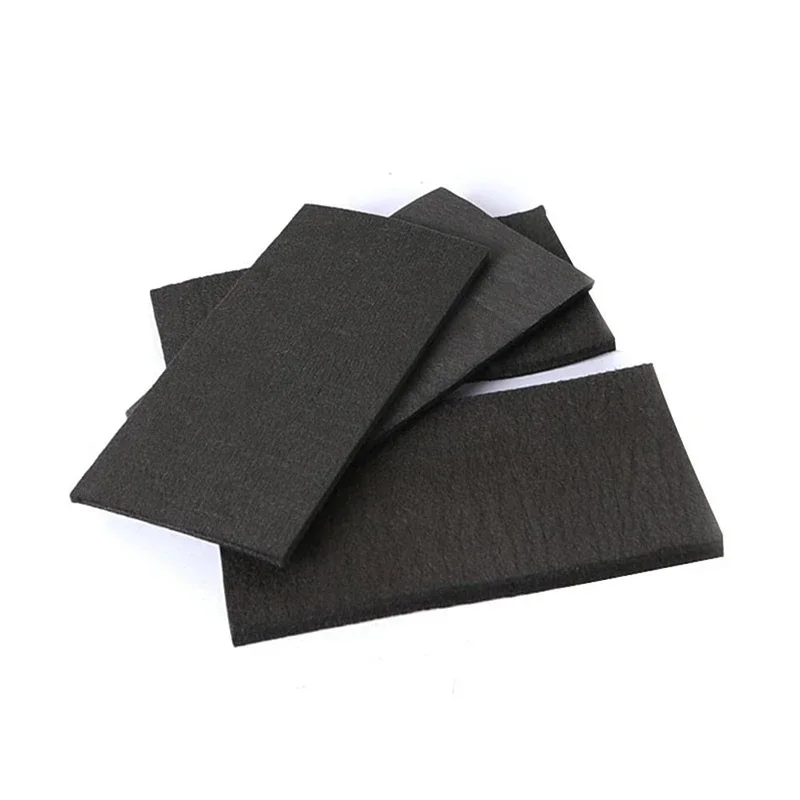 1mm 2mm 3mm 5mm 8mm 10mm 13mm Carbon Fiber Welding Blanket Felt High Temp Heat Protective Sheet Torch Shield