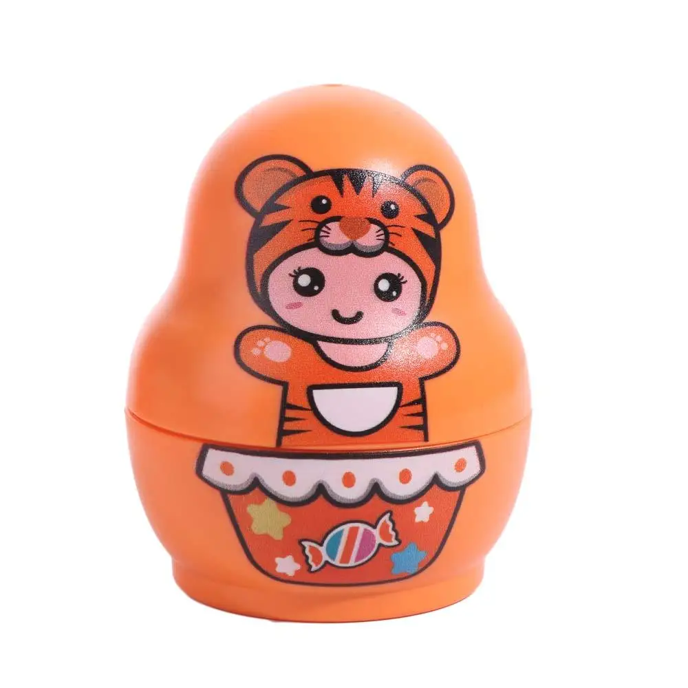 Ornement 6 couches poupées gigognes russes 8 couches Figurines Matryoshka jouets Collection de dessins animés poupées empilables faites à la main maison chambre