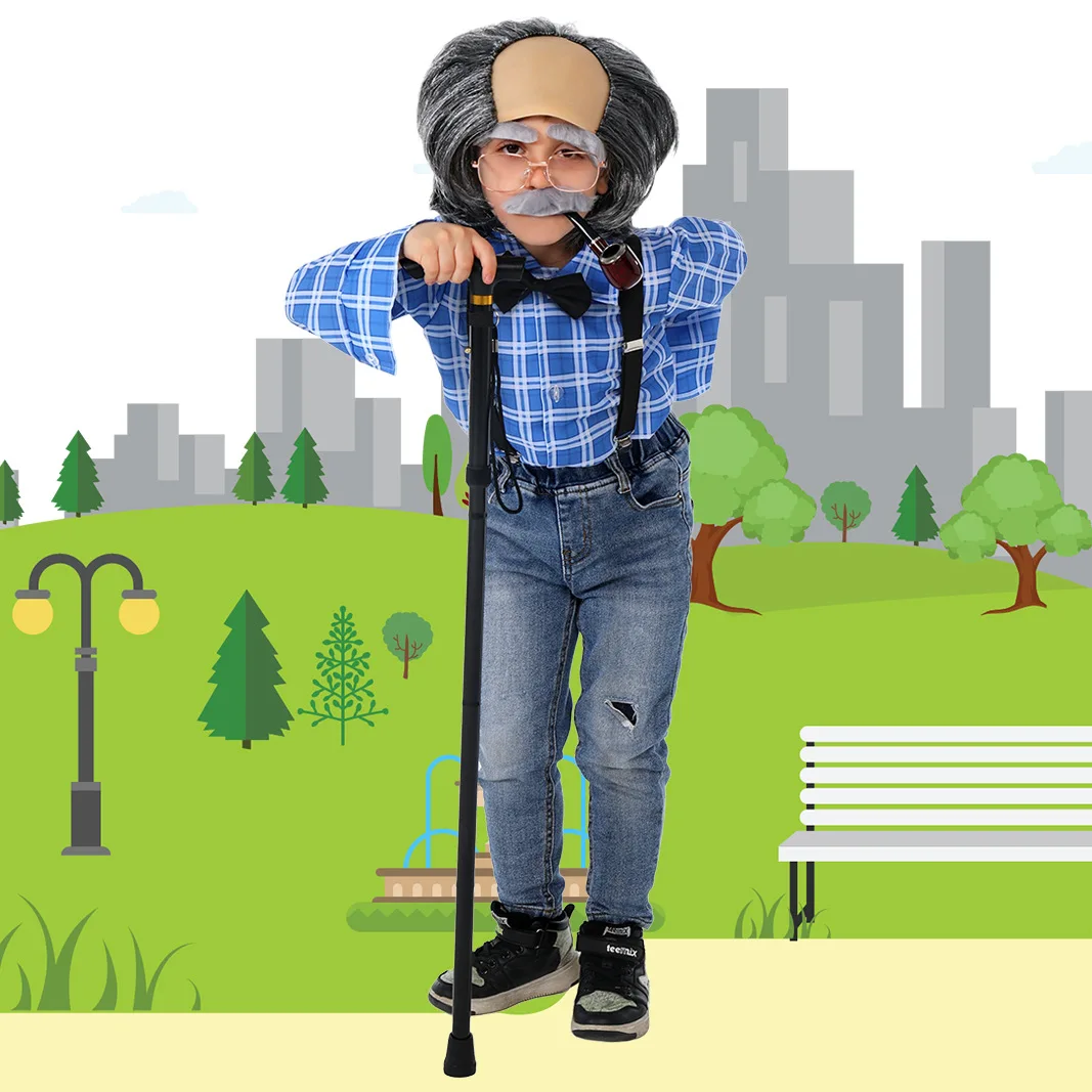 

Hundred-day School Day Grandpa Children's Performance Costume Role-playing Cosplay Costume World Reading Day Performance Costume