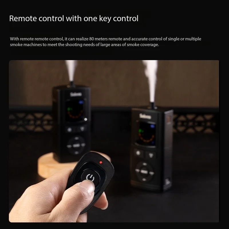 Selens 2 Generation Smoke Handheld Portable Fog Machine,Indoor Portable Smoke Machine For Photography,Party,Christmas,Wedding