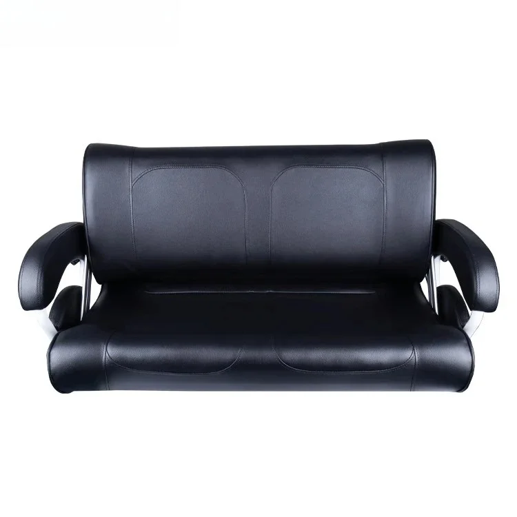 Asiento Doble Plegable para Embarcaciones, Sofá Tapizado Confortable para Lanchas Rápidas, Yates y Embarcaciones